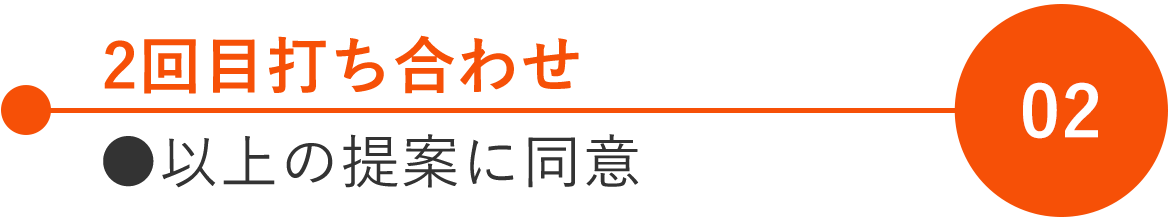 02　2回目打ち合わせ　●10営業日以内